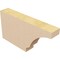 Ekena Millwork 2in. W x 6in. H x 12in. L Moab Woodgrain TimberThane Rafter Tail, Primed Tan RFTUR02X06X12MOARCPR - alternate 6